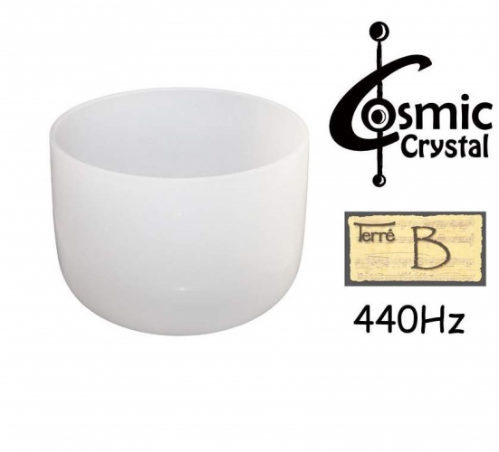 Cosmic Crystal - Kryštáľová spievajúca miska 20.5 cm 440Hz C5
