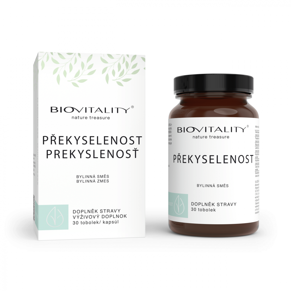 Biovitality PREKYSLENOSŤ - bylinná zmes pri prekyslení