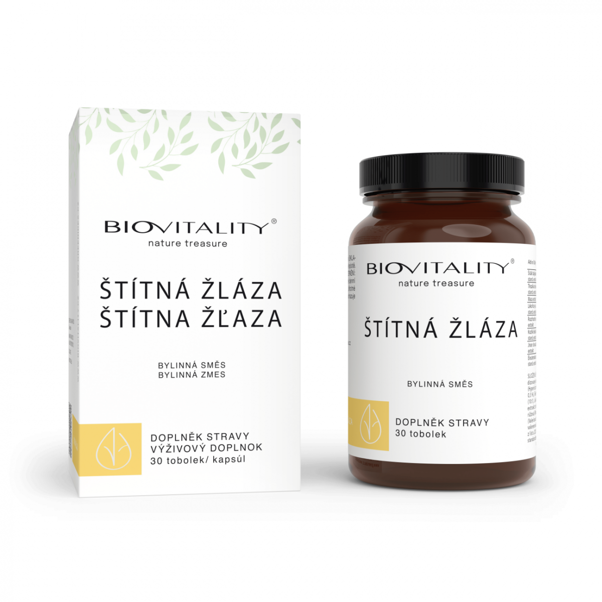 Biovitality ŠTÍTNA ŽĽAZA - pre podporu správnej funkcie štítnej žľazy