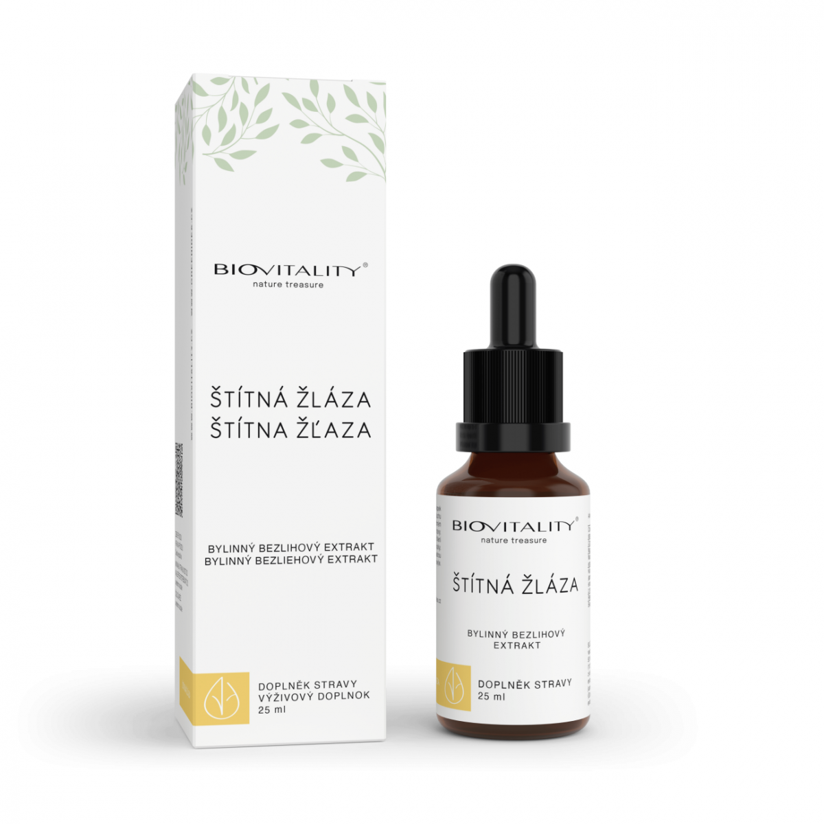 Biovitality tinktúra - ŠTÍTNA ŽĽAZA - kvapky, 25ml