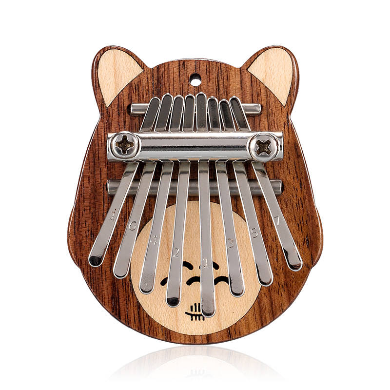 Hluru Mini Kalimba 7- kláves C-dur (major) orech 