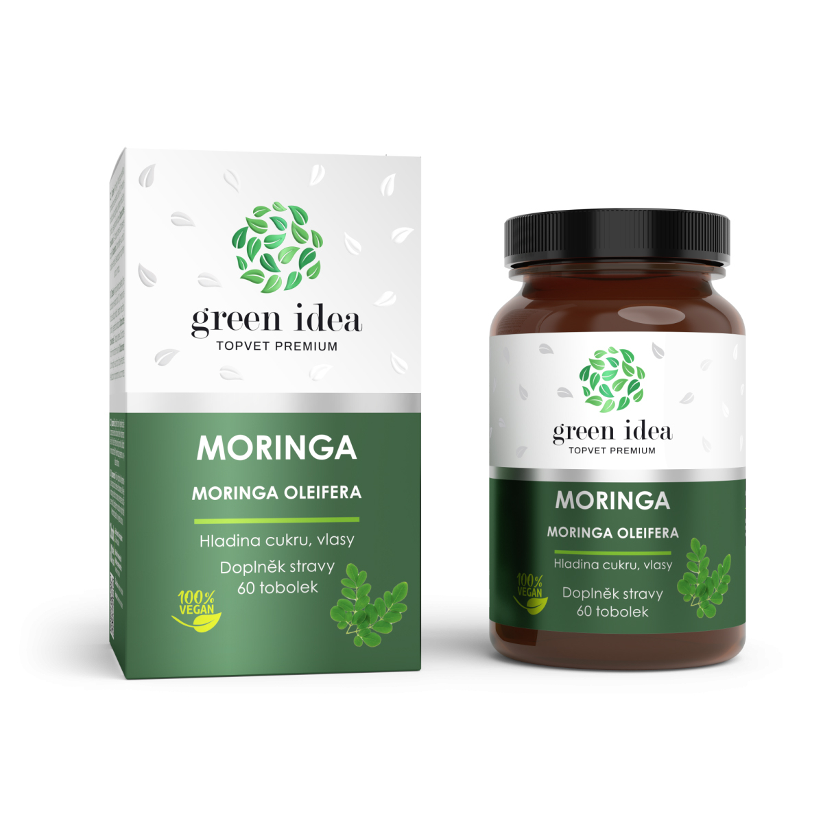 Moringa  - Hladina cukru, vlasy - Kapsuly