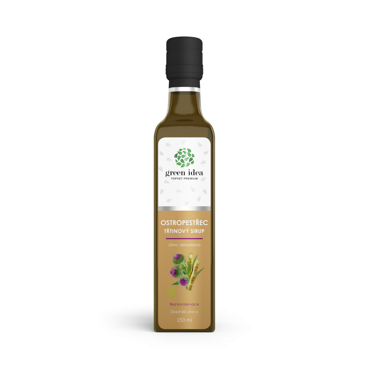 Pestrec - trstinový sirup - Pečeň, detoxikácia (250ml)