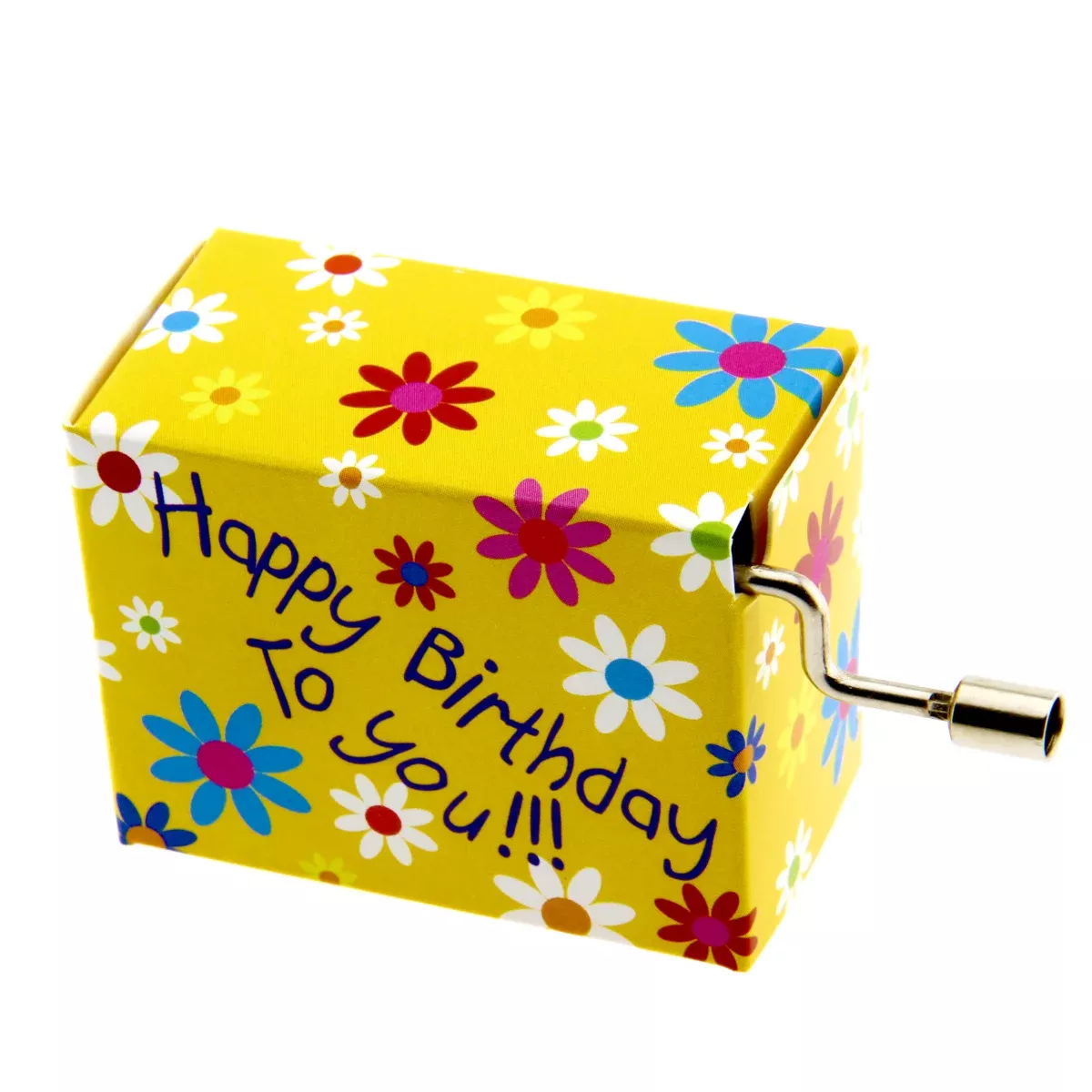 Music Box Happy Birthday to You - kvetinový dizajn