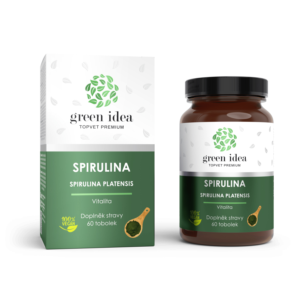 Spirulina bylinný extrakt - Vitalita - Kapsuly