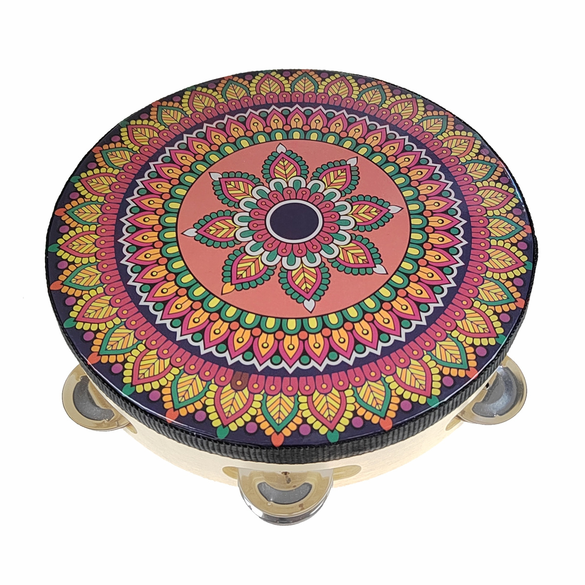 Tamburína Mandala s blanou - 15cm